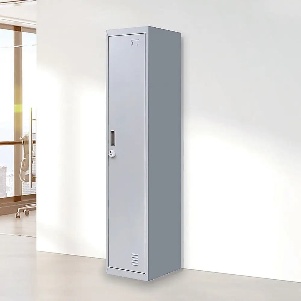 One-Door Office Gym Shed Clothing Locker Cabinet - Furniture > Office