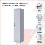 One-Door Office Gym Shed Clothing Locker Cabinet - Furniture > Office