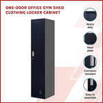 One-Door Office Gym Shed Clothing Locker Cabinet - Furniture > Office