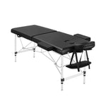 ONIREST 2 Fold Adjustable Portable Massage Bed (Black)OR-MTP-101-NS - Furniture > Mattresses