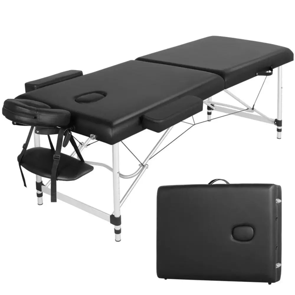 ONIREST 2 Fold Adjustable Portable Massage Bed (Black)OR-MTP-101-NS - Furniture > Mattresses