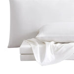 Orange Ultra Soft Brushed Waterproof Pillow Protectors (Set of 2) - 50x70cm Stain & Spill Guard for Bed Pillows(Note: