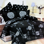 Orient Sense Fortune Ring Quilt Cover Set - Double - Home & Garden > Bedding > Duvet Covers