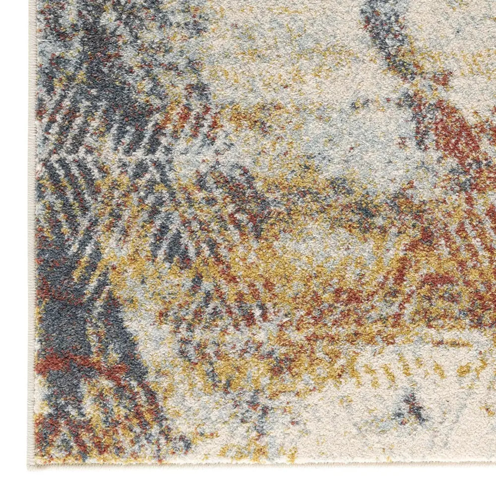 Oriental Multi Hues Rug - Cream - 160x230 - Home & Garden > Rugs