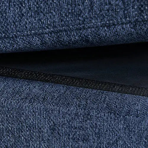 Orion Corner Sofa Premium Fabric Upholstery Padded Seat Wooden Frame Rubber Wooden Legs with Ottoman - Furniture > Bar
