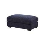 Orion Corner Sofa Premium Fabric Upholstery Padded Seat Wooden Frame Rubber Wooden Legs with Ottoman - Furniture > Bar