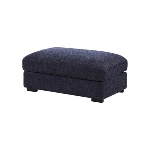 Orion Corner Sofa Premium Fabric Upholstery Padded Seat Wooden Frame Rubber Wooden Legs with Ottoman - Furniture > Bar