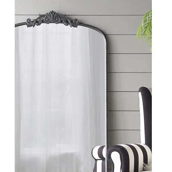 ORNATE METALLIC FLOOR MIRROR - Home & Garden > Decor > Mirrors