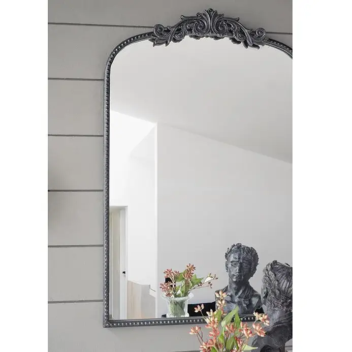ORNATE METALLIC WALL MIRROR - Home & Garden > Decor > Mirrors