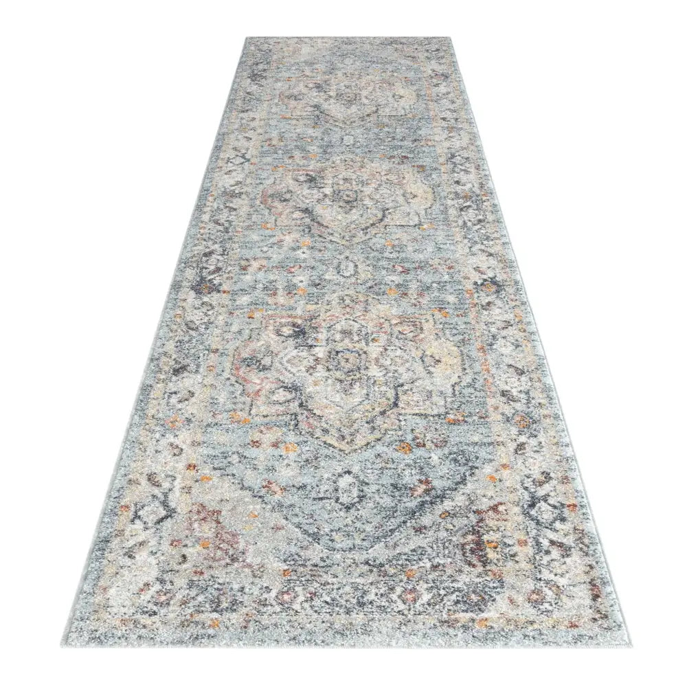 Ornate Persian Vintage Rug - Blue - 200x290 - Home & Garden > Rugs