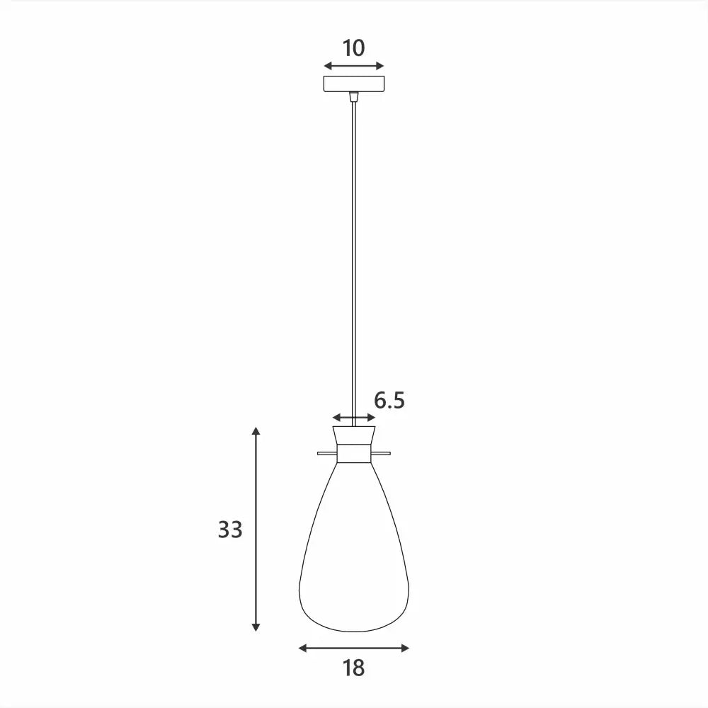 Orson Pendant Light - White - Home & Garden > Lighting
