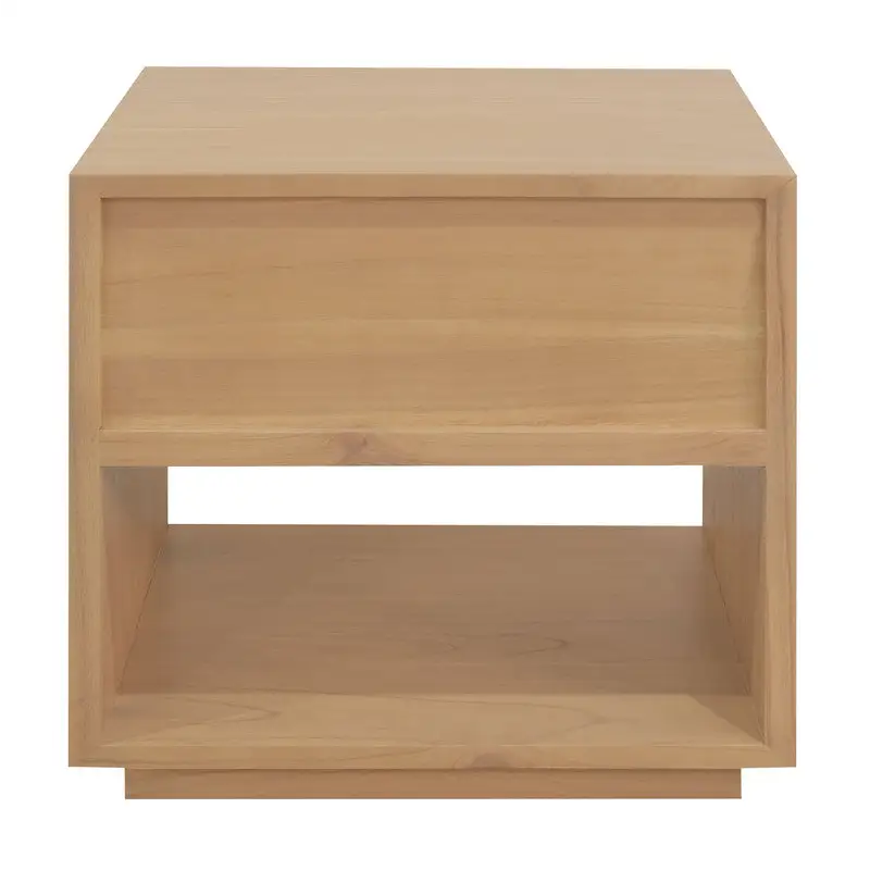 Oscar 1 Drawer Bedside Table (Natural) - Home & Garden > Home & Garden Others