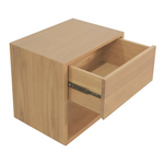 Oscar 1 Drawer Bedside Table (Natural) - Home & Garden > Home & Garden Others
