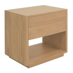 Oscar 1 Drawer Bedside Table (Natural) - Home & Garden > Home & Garden Others