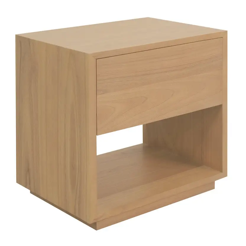 Oscar 1 Drawer Bedside Table (Natural) - Home & Garden > Home & Garden Others