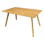 Oscar 7pc Dining Set 150cm Table 6 Chair Fabric Seat Scandinavian Style - Furniture > Dining