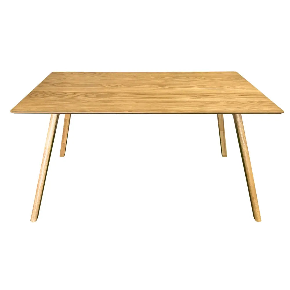 Oscar 7pc Dining Set 150cm Table 6 Chair Fabric Seat Scandinavian Style - Furniture > Dining
