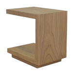 Oscar Solid Mindi Lamp Table (Natural) - Furniture > Living Room > Side Tables