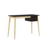 Oslo Desk with Drawer in Black & Natural - Furniture > Office