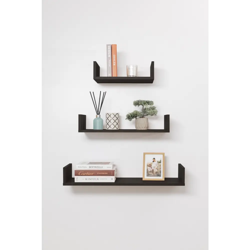 OSLO THREE PIECE SHELF KIT (NORDIC ASH) - Home & Garden > Storage > Clothing & Wardrobe Storage