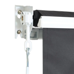 Outdoor Folding Arm Awning Retractable Sunshade Canopy Grey 5.0m x 3.0m - Home & Garden > Shading