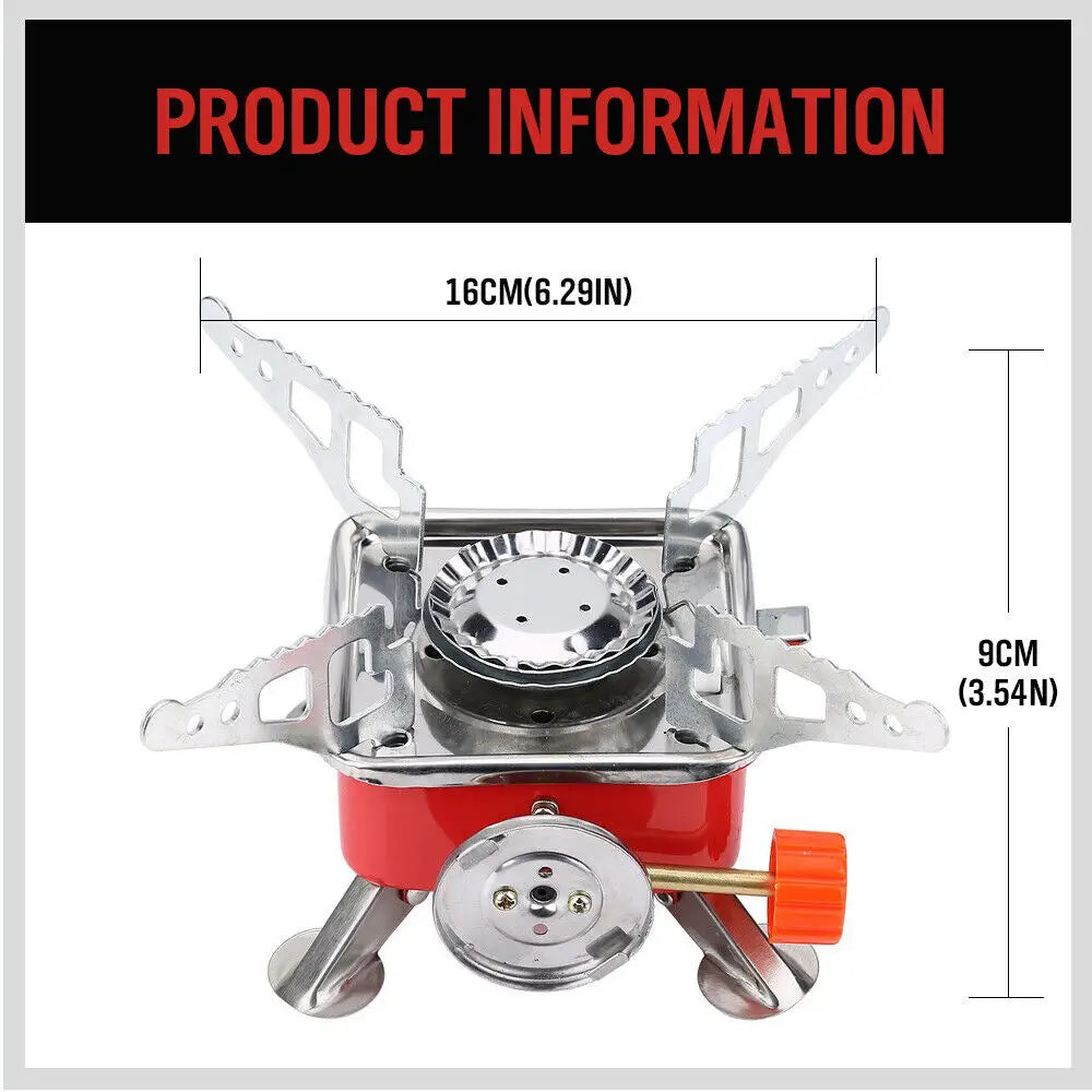 Outdoor Folding Mini Gas Burner Cooking Stove Butane Gas BBQ Hiking AU Stock - Home & Garden > BBQ