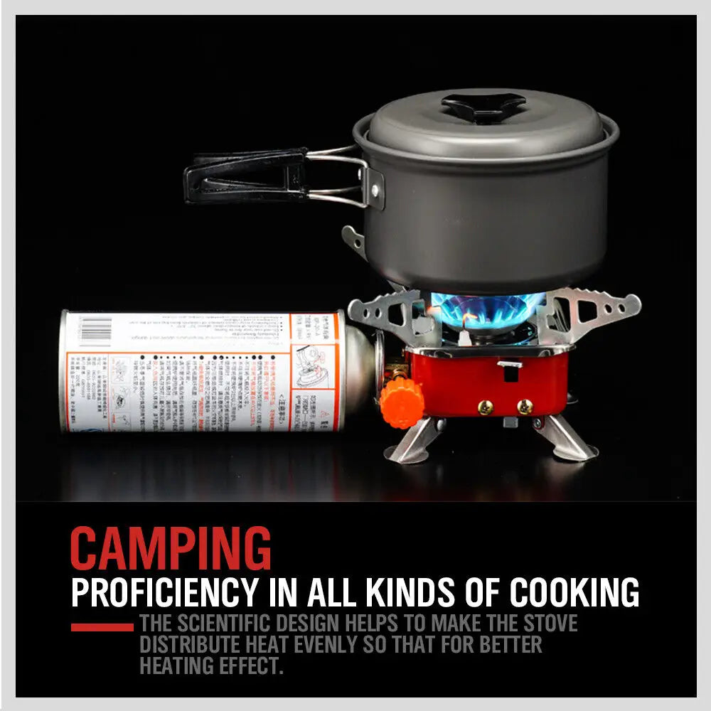 Outdoor Folding Mini Gas Burner Cooking Stove Butane Gas BBQ Hiking AU Stock - Home & Garden > BBQ