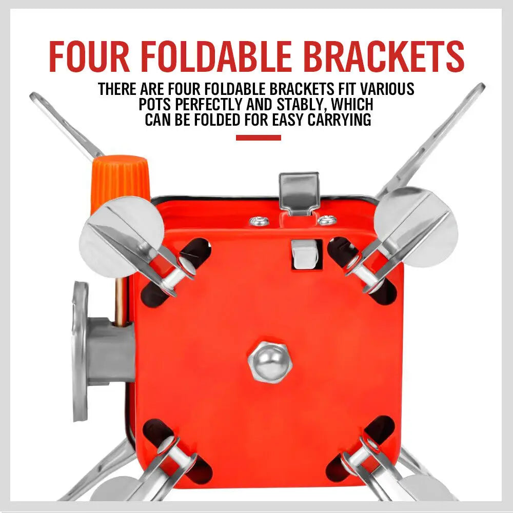 Outdoor Folding Mini Gas Burner Cooking Stove Butane Gas BBQ Hiking AU Stock - Home & Garden > BBQ