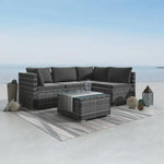 Outdoor Modular Lounge Sofa Bondi -Grey - Furniture > Outdoor