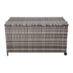 Outdoor PE Wicker Storage Box Garden 320L-Grey - Furniture > Outdoor