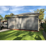 Outdoor Roller Blind Sun Screen Awning With Aluminium Hood - Home & Garden > Home & Garden Others