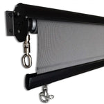 Outdoor Roller Blind Sun Screen Awning With Aluminium Hood - Home & Garden > Home & Garden Others