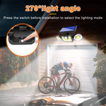 Outdoor Solar Lights with 3 Adjustable Head for Porch Garden Patio - Home & Garden > Garden Lights