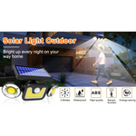 Outdoor Solar Lights with 3 Adjustable Head for Porch Garden Patio - Home & Garden > Garden Lights