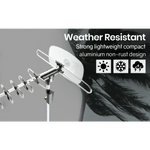 Outdoor TV Antenna Digital Rotating HD Aerial Amplified Signal Booster Remote - Audio & Video > TV Accessories