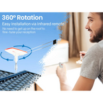 Outdoor TV Antenna Digital Rotating HD Amplified Aerial Signal Booster Remote - Audio & Video > TV Accessories