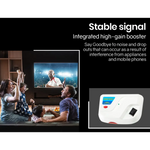 Outdoor TV Antenna Digital Rotating HD Amplified Aerial Signal Booster Remote - Audio & Video > TV Accessories