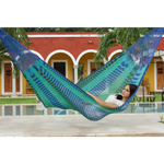 Outdoor undercover cotton Mayan Legacy hammock Family size Caribe - Home & Garden > Hammocks