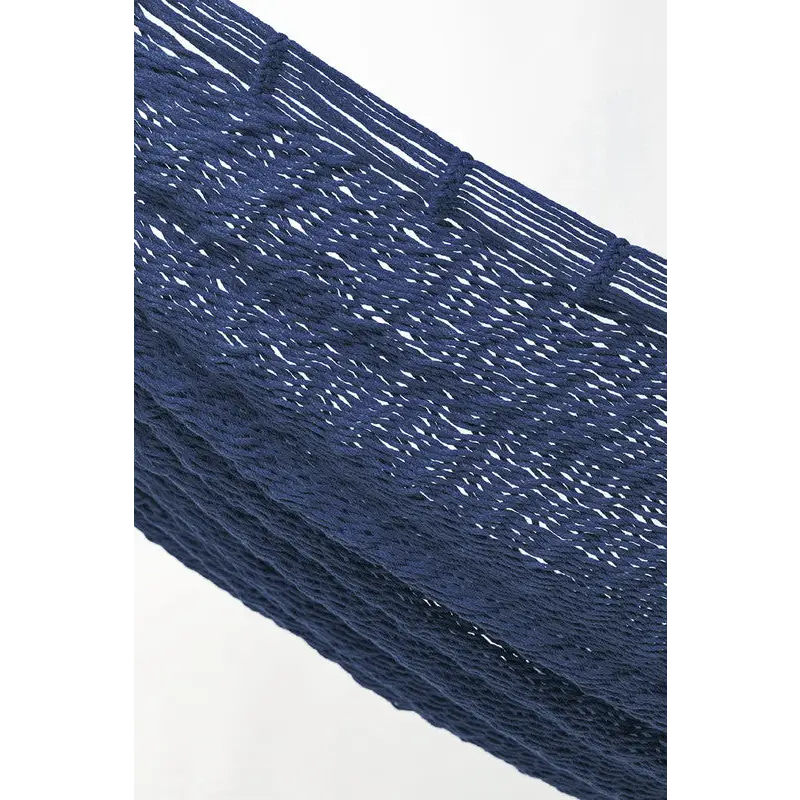 Outdoor undercover cotton Mayan Legacy hammock King size Blue - Home & Garden > Hammocks