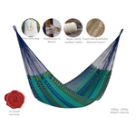 Outdoor undercover cotton Mayan Legacy hammock King size Caribe - Home & Garden > Hammocks