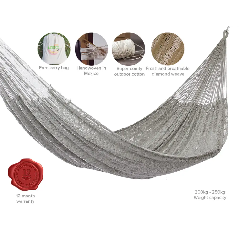 Outdoor undercover cotton Mayan Legacy hammock King size Dream Sands - Home & Garden > Hammocks