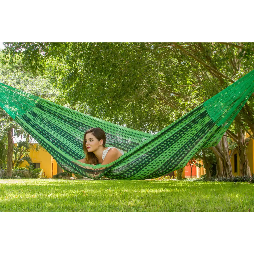 Outdoor undercover cotton Mayan Legacy hammock King size Jardin - Home & Garden > Hammocks