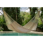 Outdoor undercover cotton Mayan Legacy hammock King size Marble - Home & Garden > Hammocks