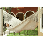 Outdoor undercover cotton Mayan Legacy hammock King size Marble - Home & Garden > Hammocks