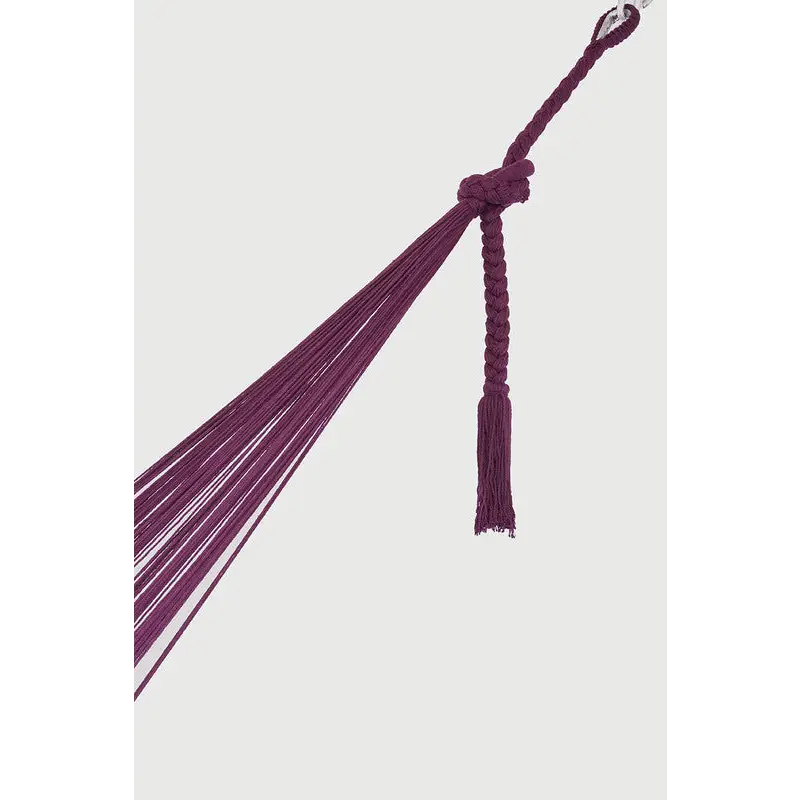 Outdoor undercover cotton Mayan Legacy hammock King size Maroon - Home & Garden > Hammocks