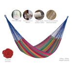 Outdoor undercover cotton Mayan Legacy hammock King size Mexicana - Home & Garden > Hammocks