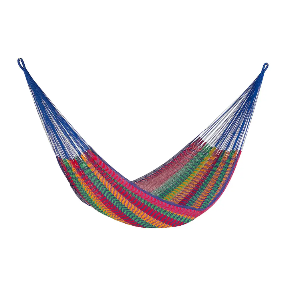 Outdoor undercover cotton Mayan Legacy hammock King size Mexicana - Home & Garden > Hammocks