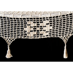 Outdoor undercover cotton Mayan Legacy hammock with hand crocheted tassels Queen Size Marble Colour - Home & Garden >