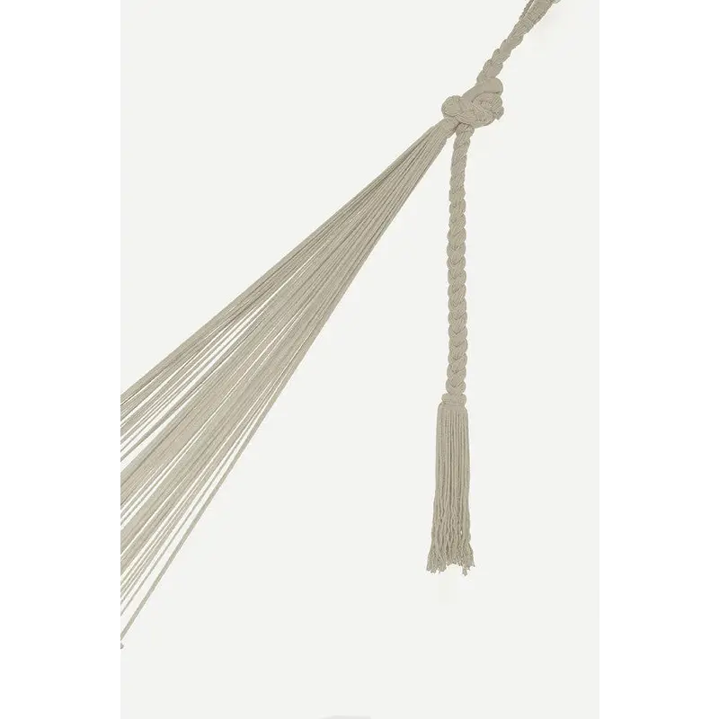 Outdoor undercover cotton Mayan Legacy hammock with hand crocheted tassels Queen Size Marble Colour - Home & Garden >