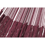 Outdoor undercover cotton Mayan Legacy hammock with hand crocheted tassels Queen Size Maroon - Home & Garden > Hammocks